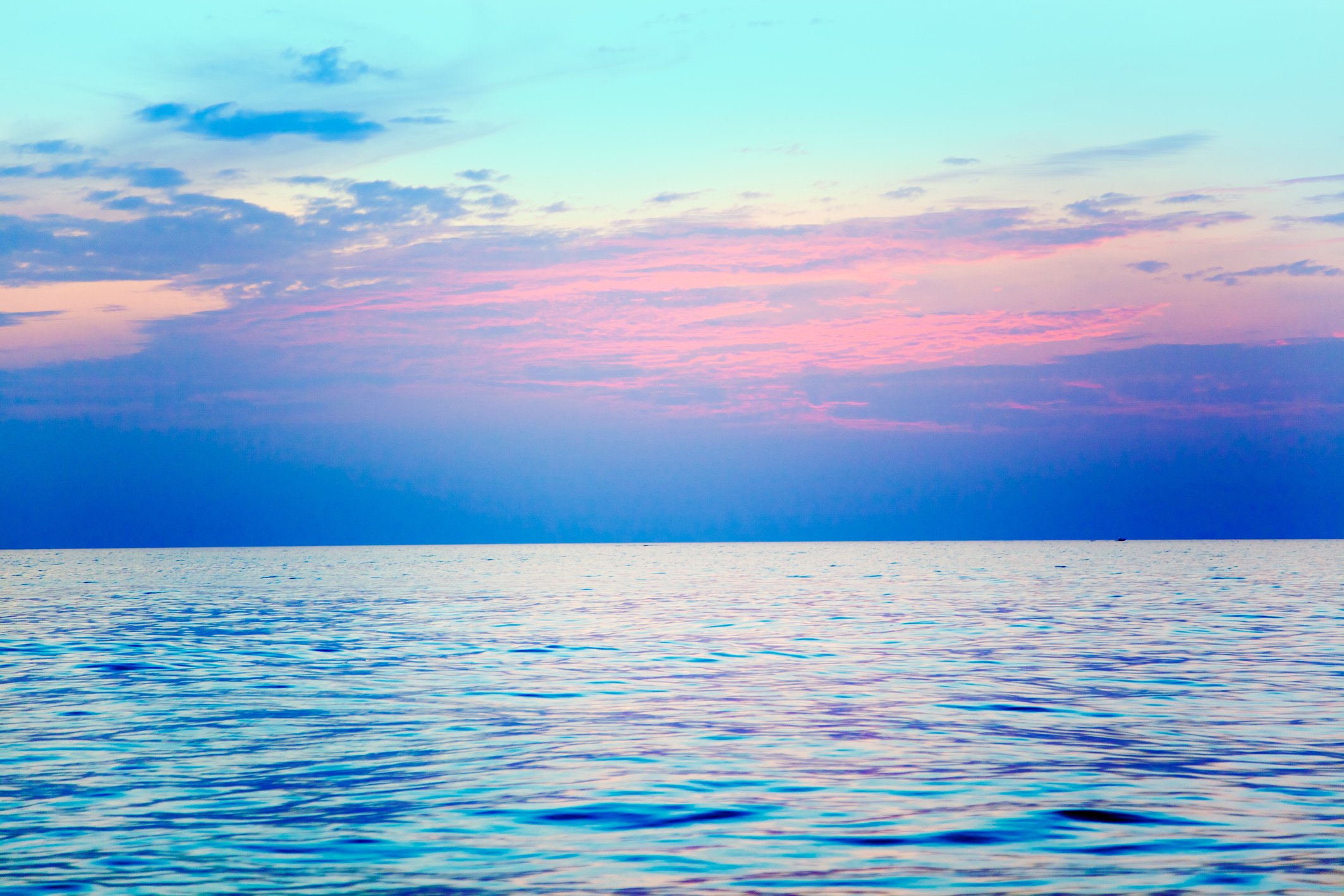 Mediterranean Sea Sunrise Water Horizon